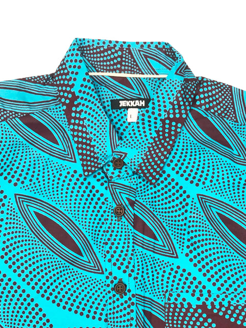 Long Sleeved Shirt - Kafuta print - Unisex