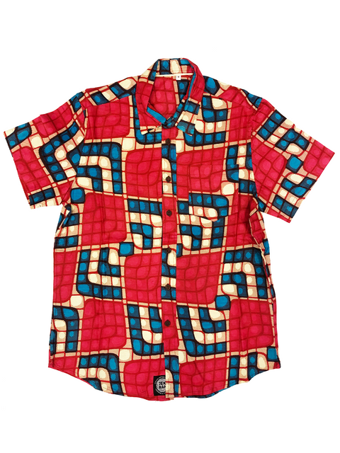 Short Sleeved Shirt - Sotokoi print - Women&