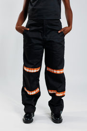 Loose Fit Cargo Trousers – Cargo Black / Orange - Female