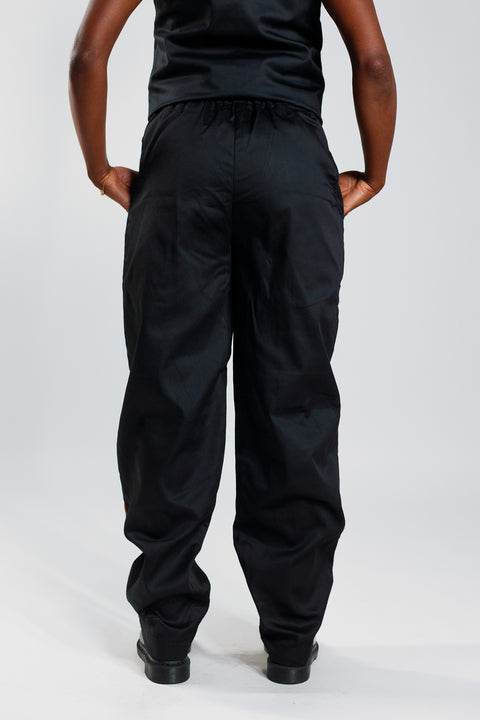 Loose Fit Cargo Trousers – Cargo Black / Orange - Female