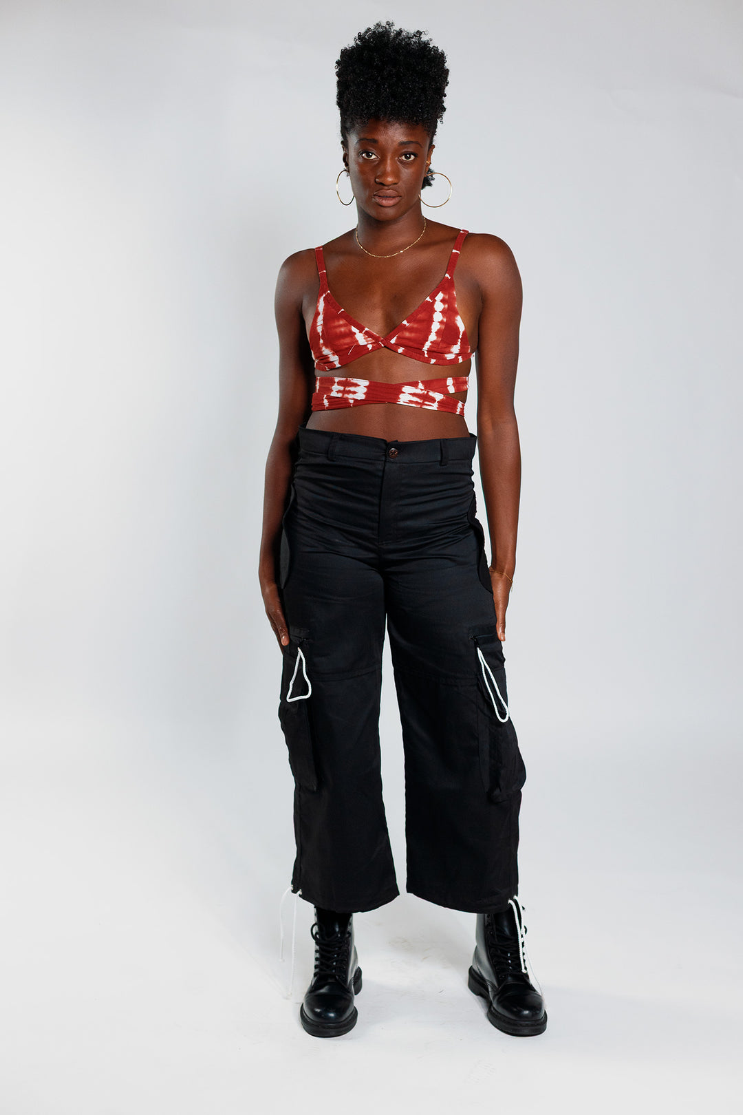 Waist Quarter Cargo Pants Cargo Trousers 3/4 – Cargo Black Female