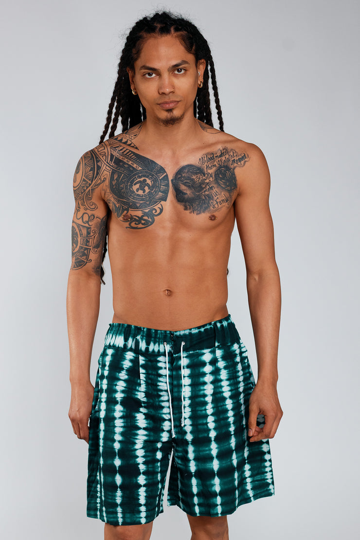 Short Resort Shorts – Deep Green - Unisex