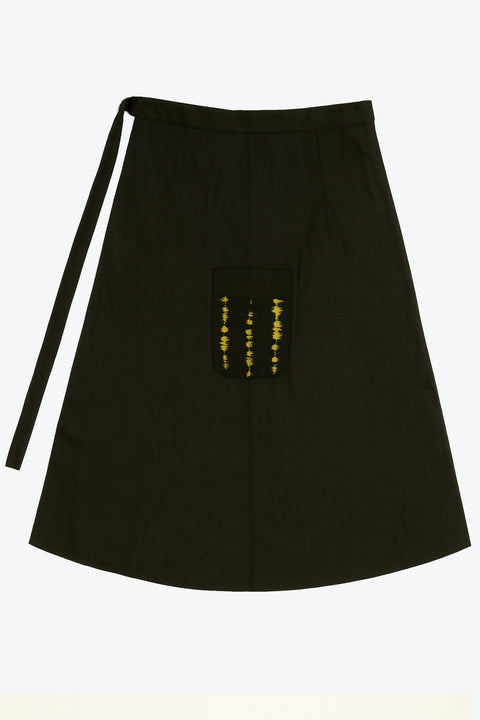 Reversible Cargo Halfskirt – Cargo Black / Yellow - Unisex