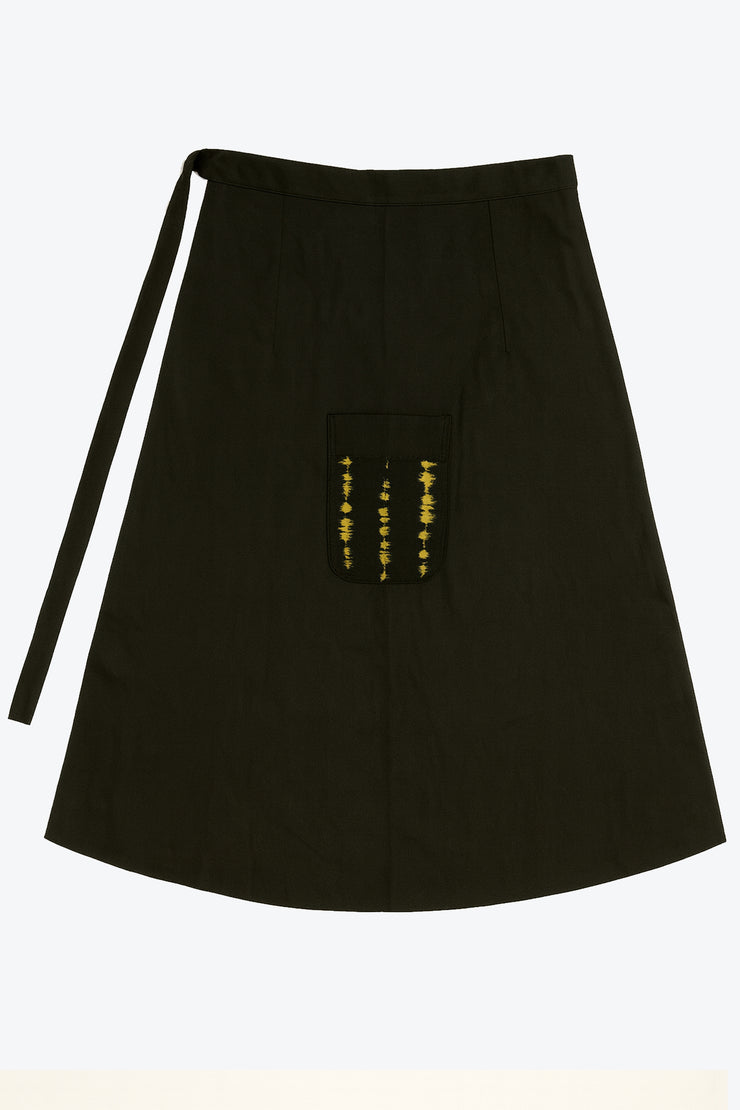 Reversible Cargo Halfskirt – Cargo Black / Yellow - Unisex