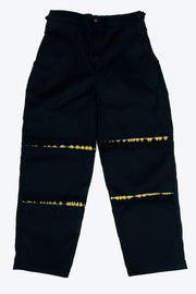 Loose Fit Cargo Trousers – Cargo Black / Yellow - Unisex