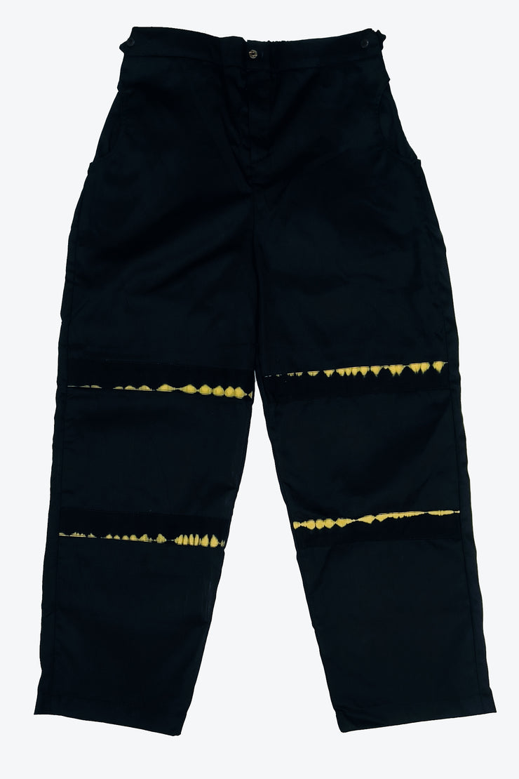 Loose Fit Cargo Trousers – Cargo Black / Yellow - Unisex