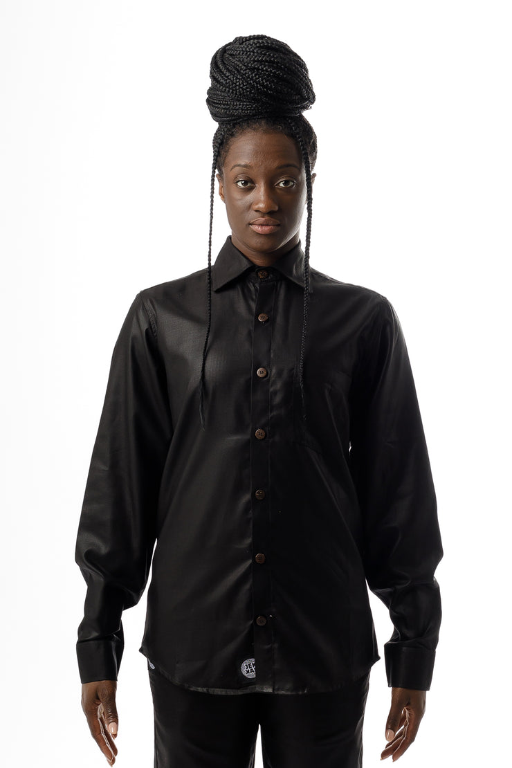 Long Sleeved Shirt - Black - Unisex