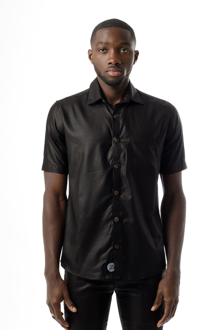 Black TR - Short Sleeved Shirt - Unisex