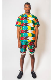 African Print Shorts Men's JEKKAH