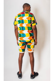 African Print Shorts Men's JEKKAH